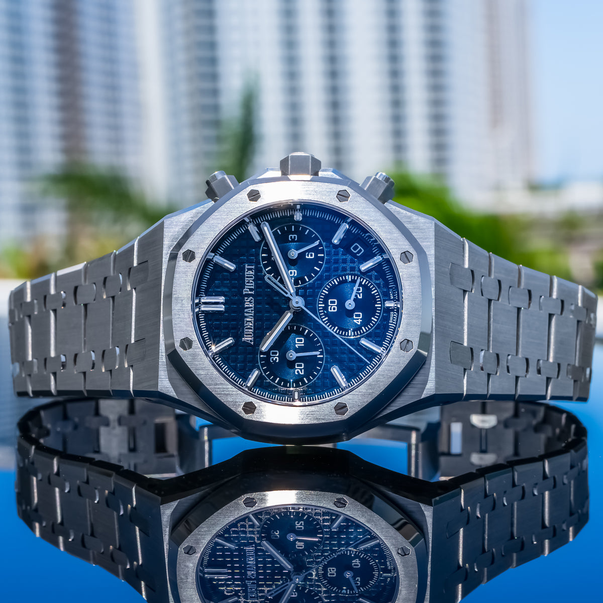 2024 Audemars Piguet Royal Oak Chronograph Blue 26240ST 41mm