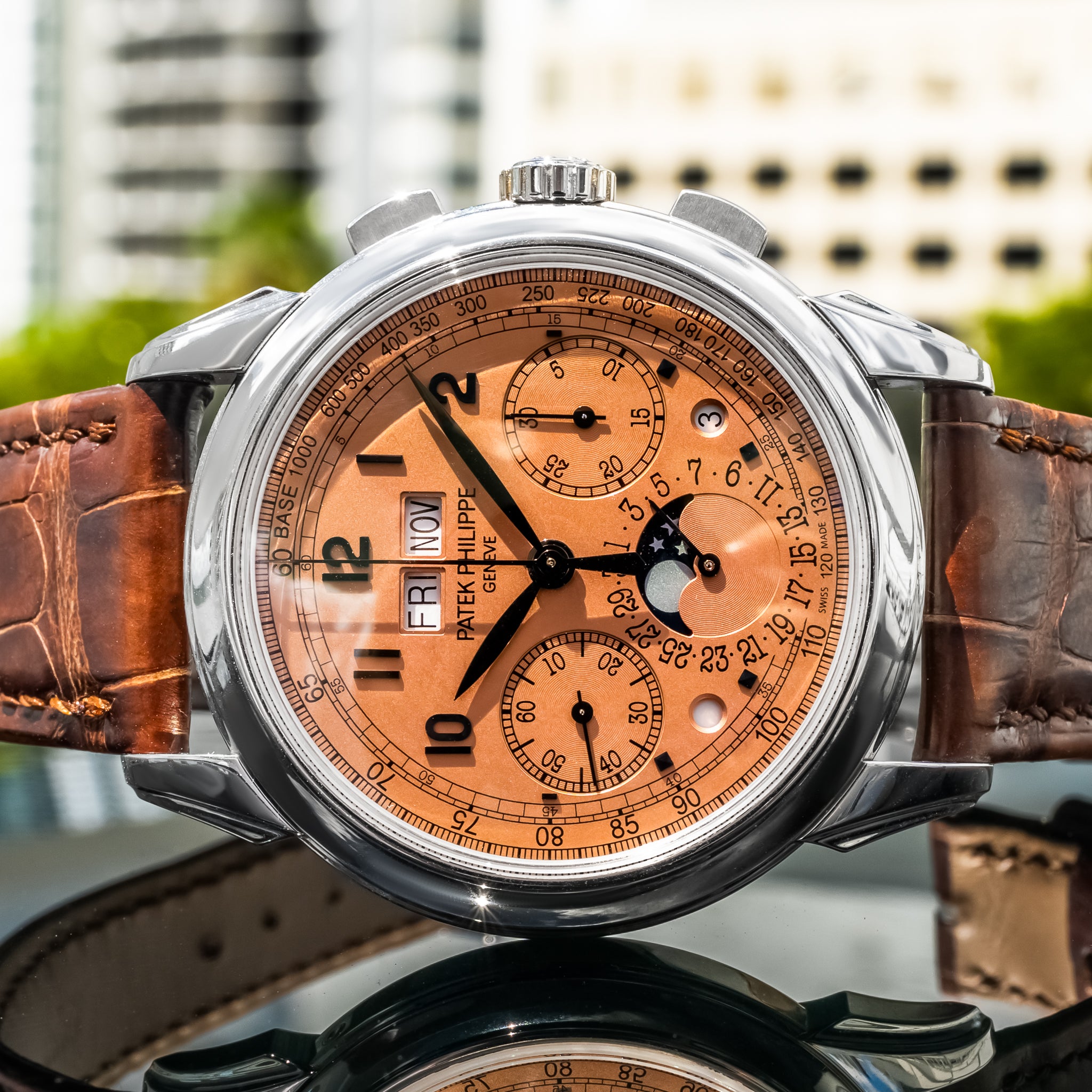 Patek Philippe 5270P-001 Perpetual Calendar Salmon Dial 41mm