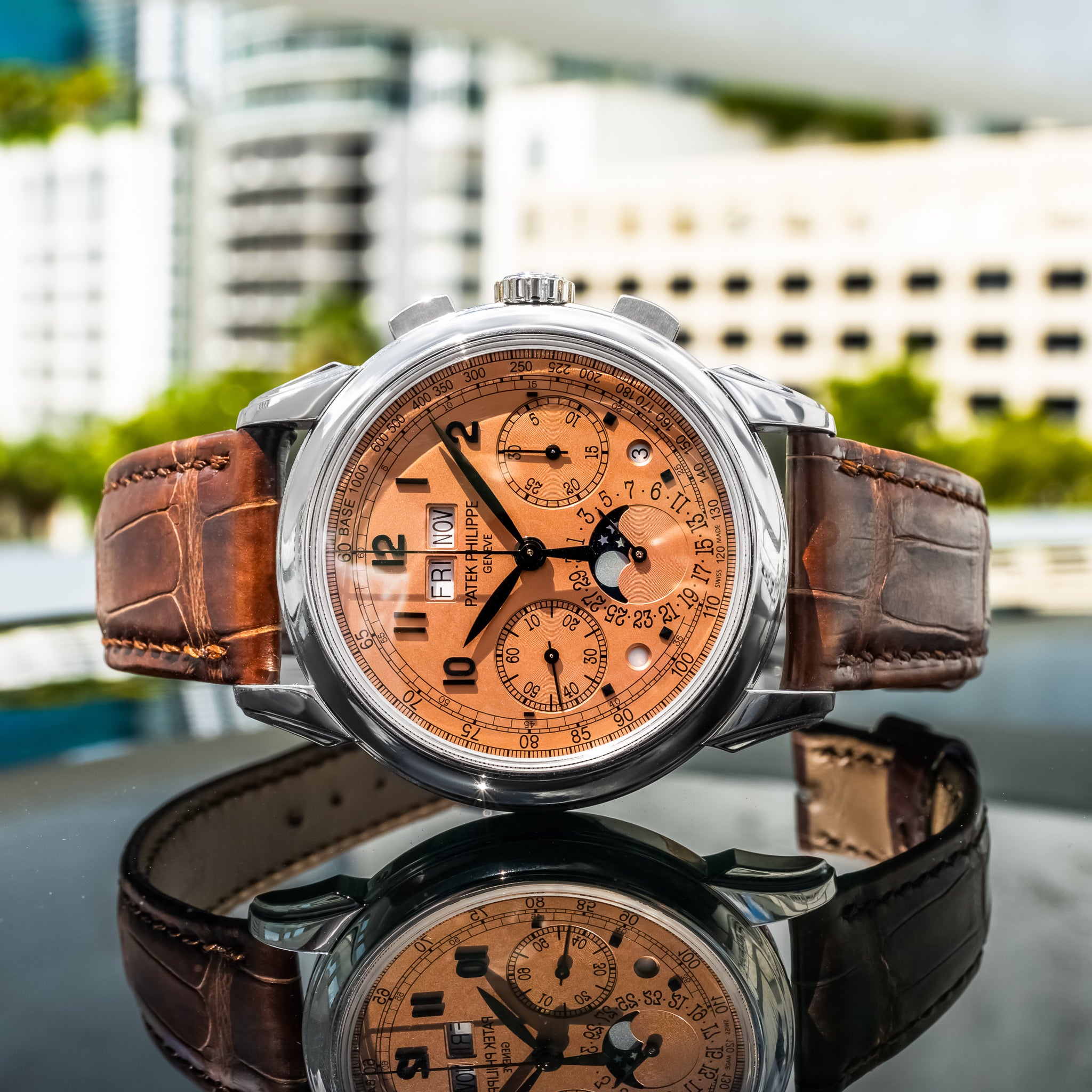 Patek Philippe 5270P-001 Perpetual Calendar Salmon Dial 41mm
