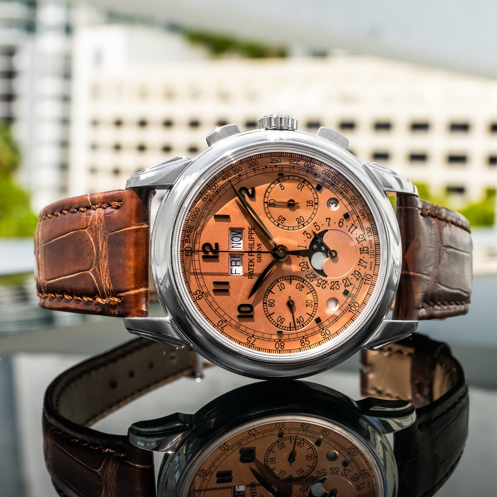 Patek Philippe 5270P-001 Perpetual Calendar Salmon Dial 41mm