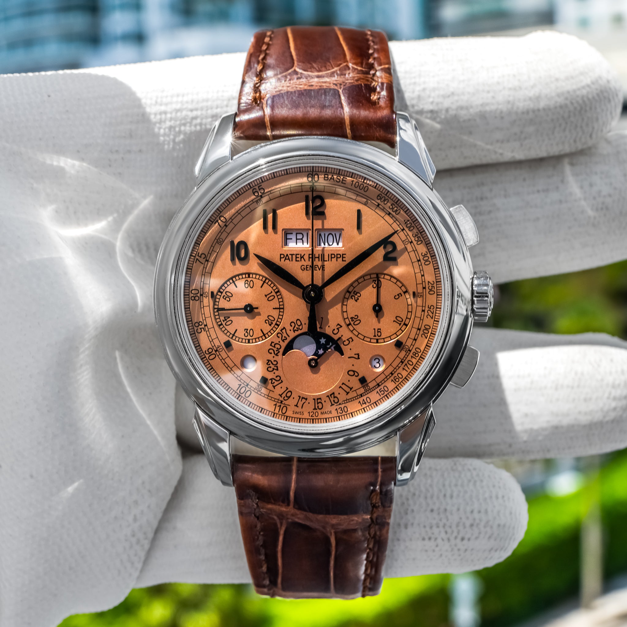 Patek Philippe 5270P-001 Perpetual Calendar Salmon Dial 41mm
