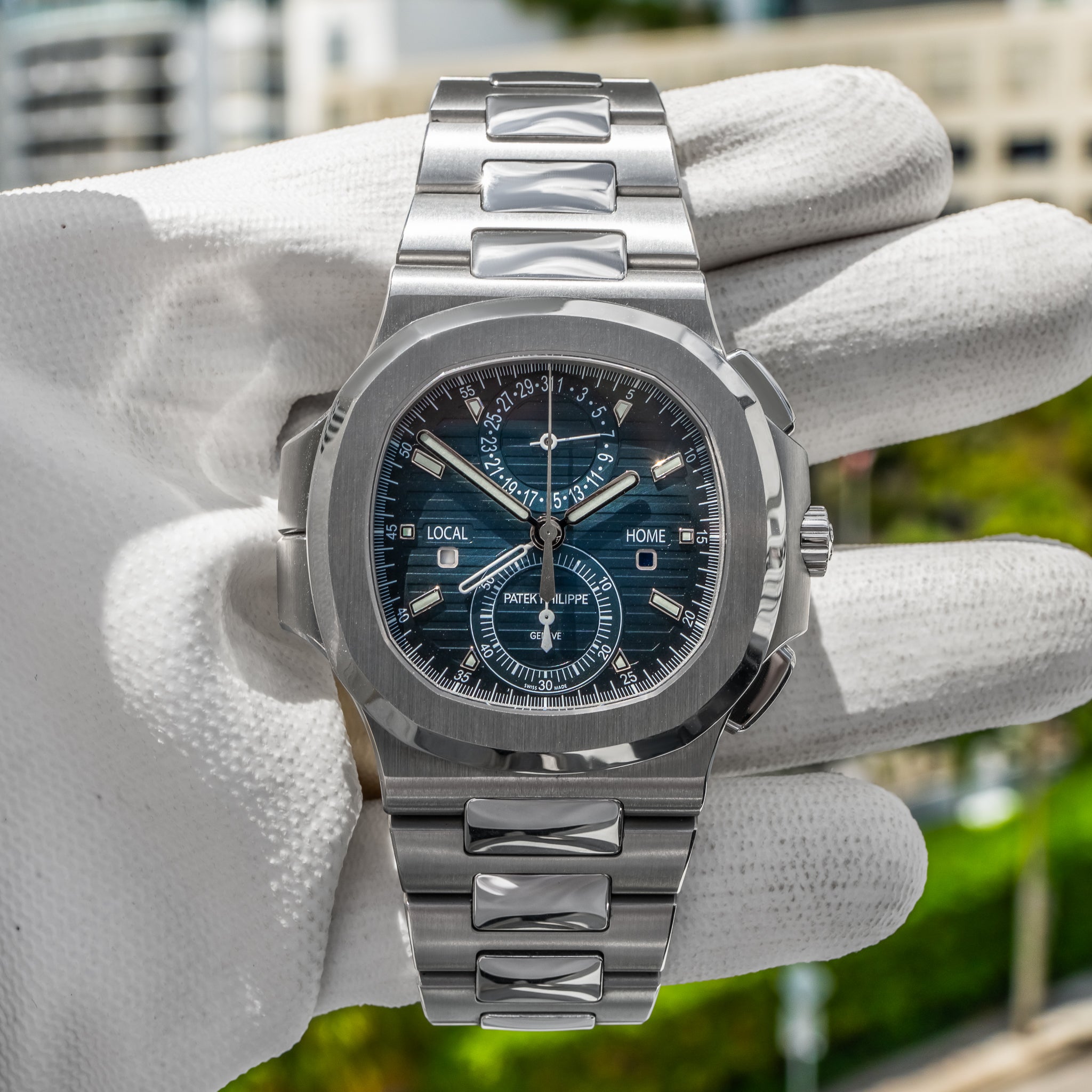 2023 Patek Philippe 5990/1A-001 Nautilus Travel Time Chronograph 40.5mm