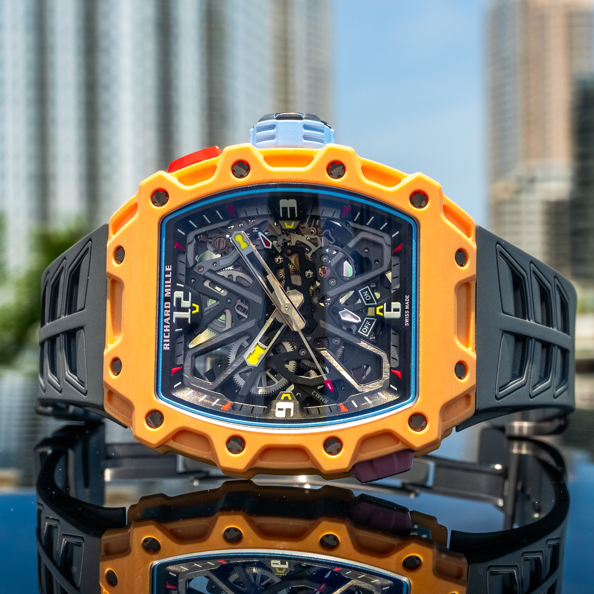 Richard Mille RM35-03 Rafa Nadal Salmon 43.15 mm x 49.95 mm