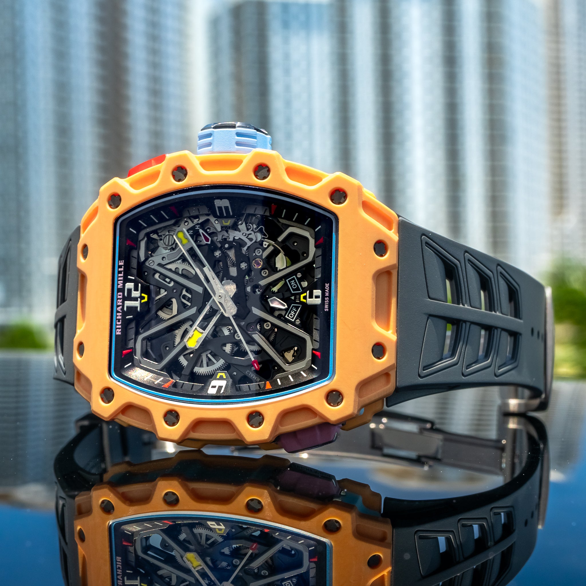Richard Mille RM35-03 Rafa Nadal Salmon 43.15 mm x 49.95 mm