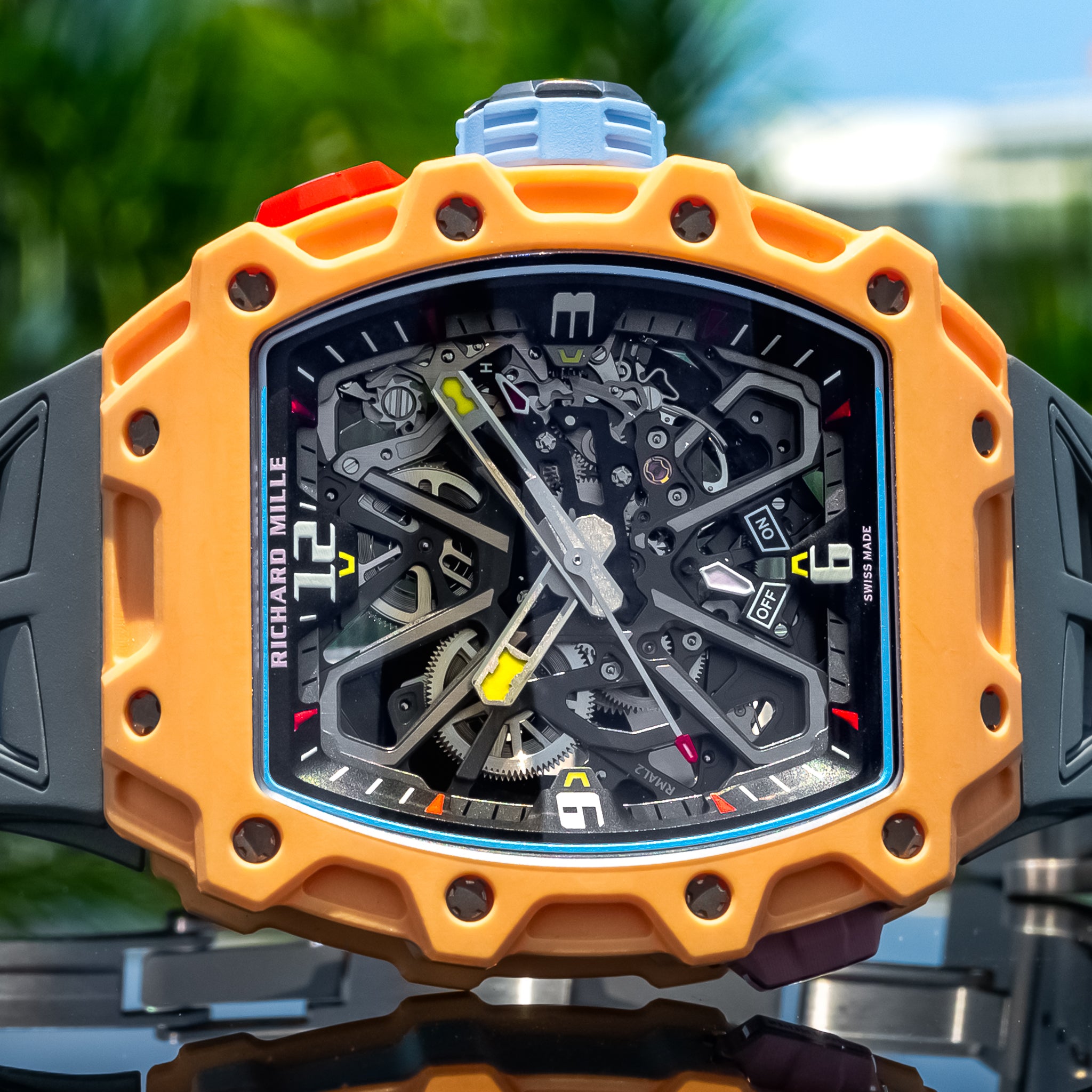 Richard Mille RM35-03 Rafa Nadal Salmon 43.15 mm x 49.95 mm