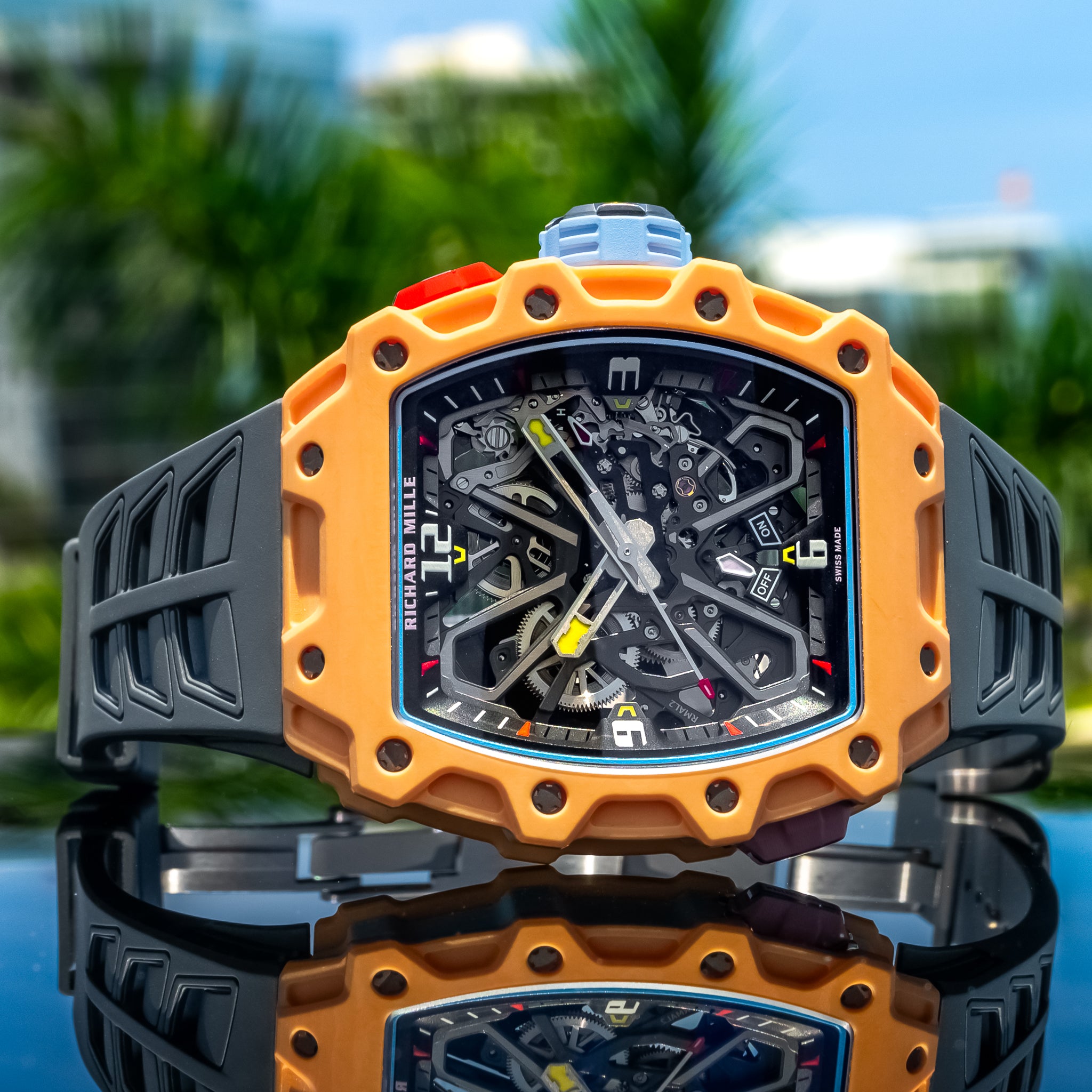 Richard Mille RM35-03 Rafa Nadal Salmon 43.15 mm x 49.95 mm