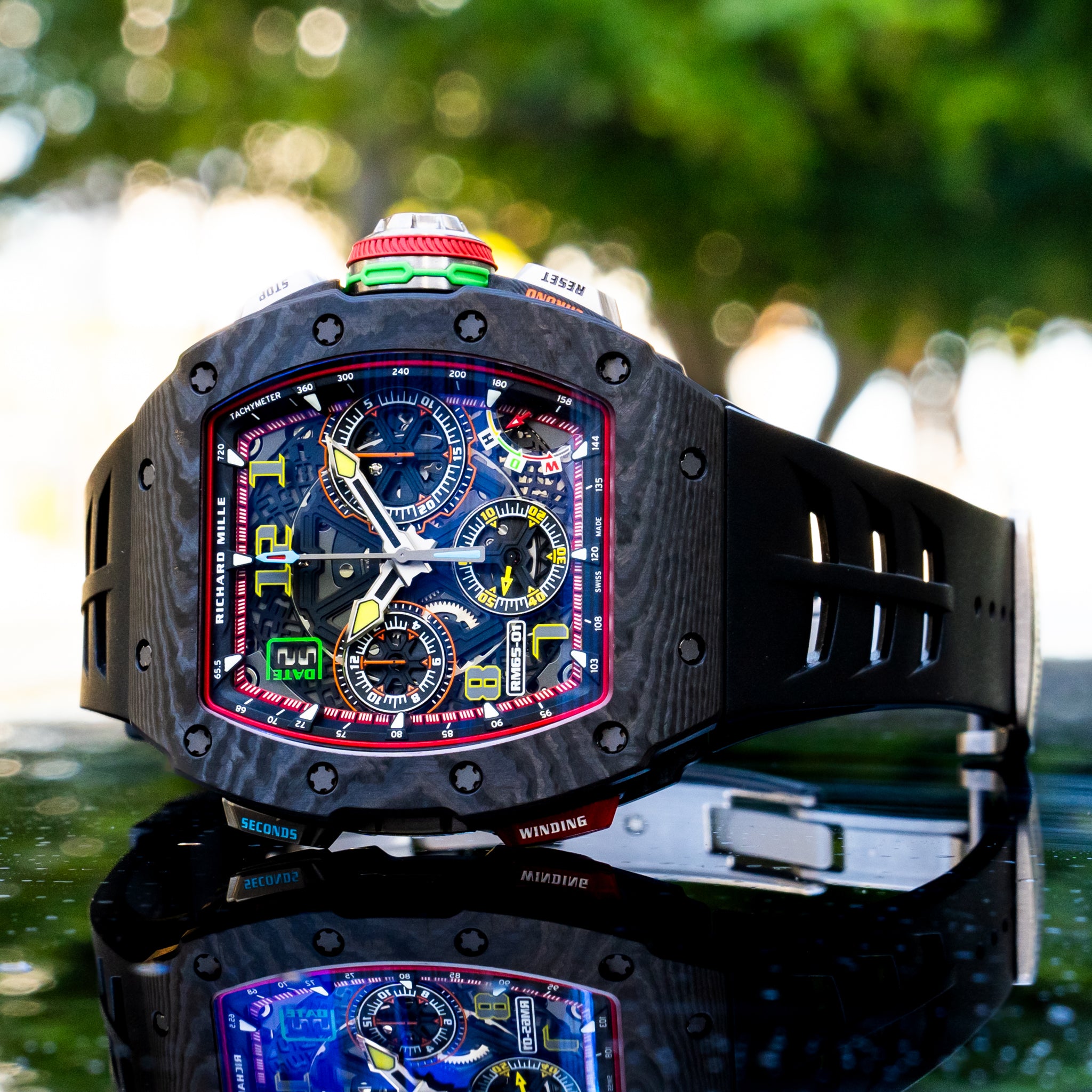 Richard Mille 2024 Unworn RM 65-01 Split-Seconds Chronograph Black NTPT