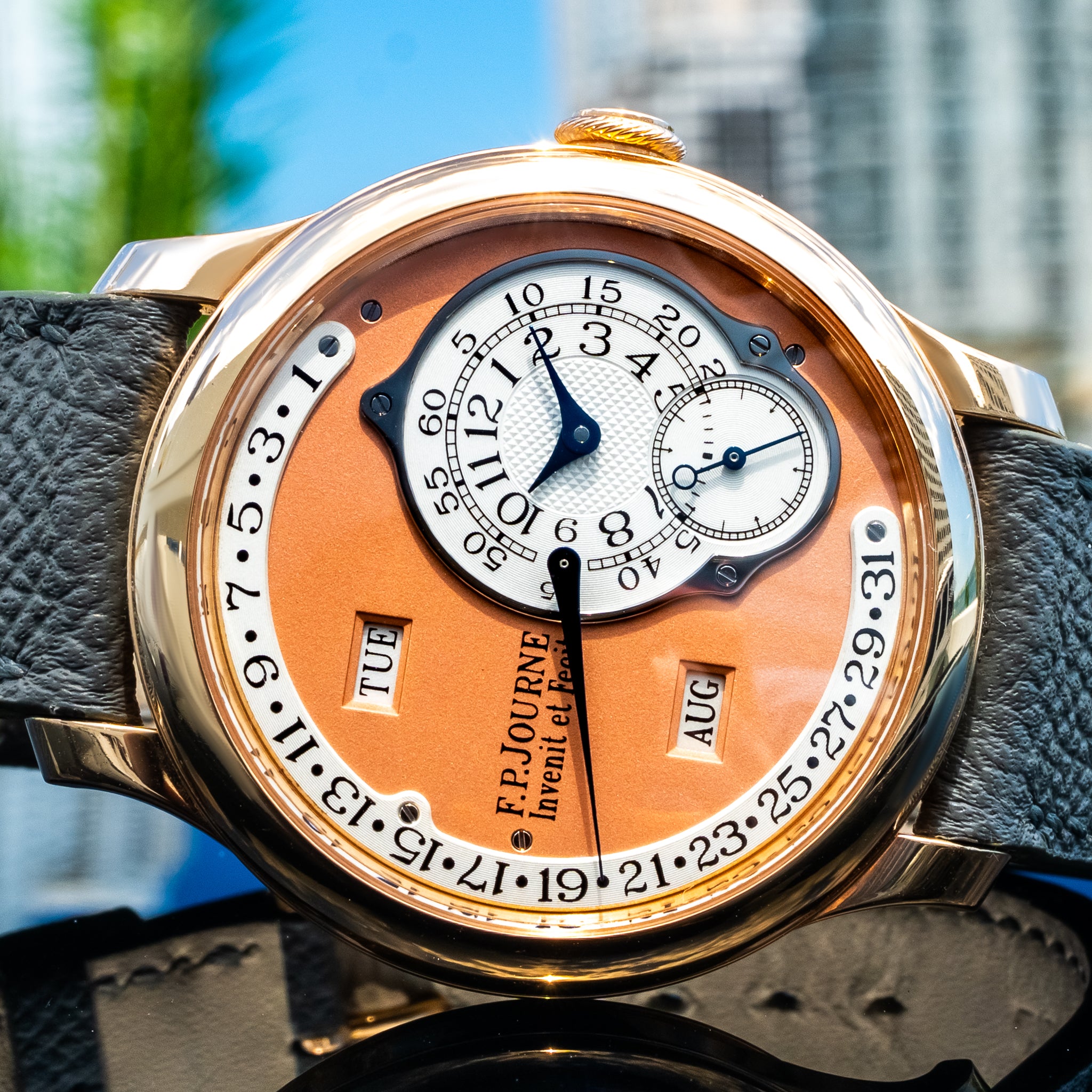 F.P. Journe Octa Calendrier Salmon Dial 40mm