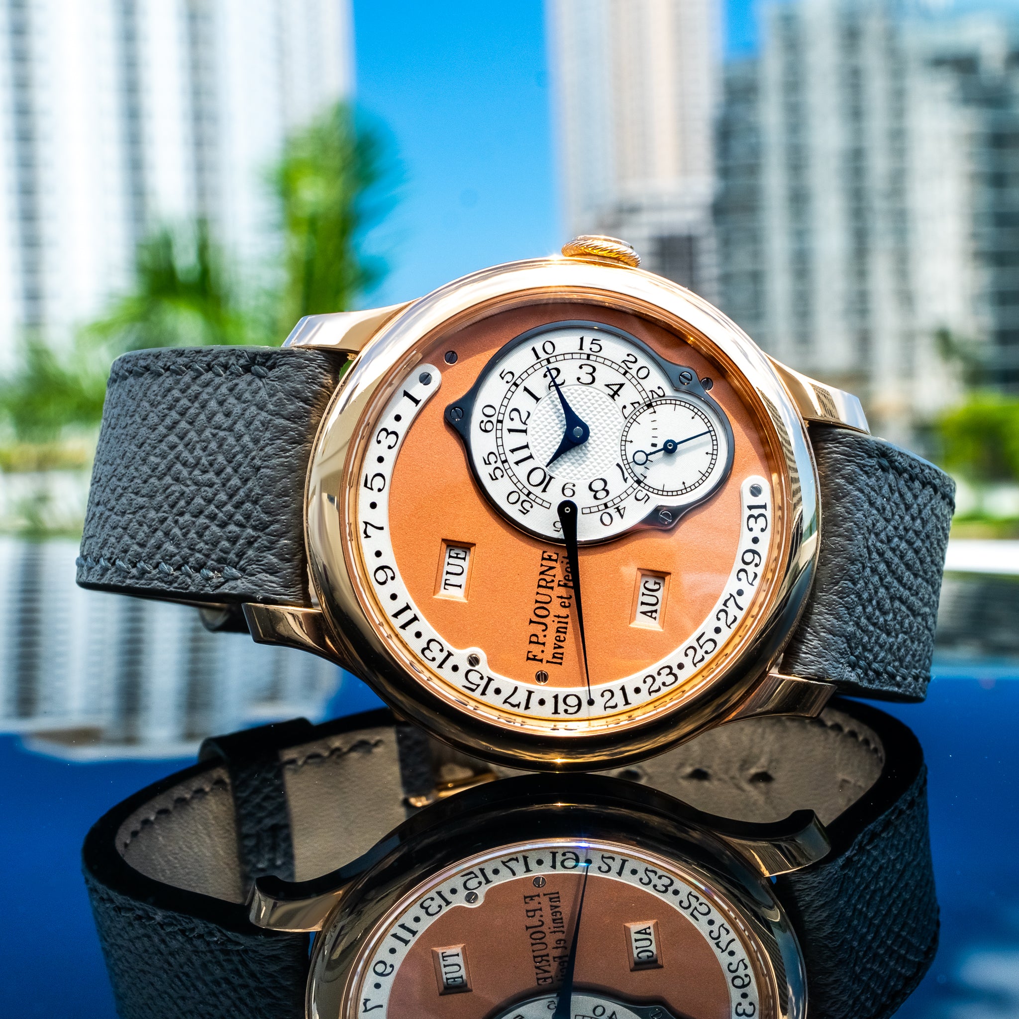 F.P. Journe Octa Calendrier Salmon Dial 40mm