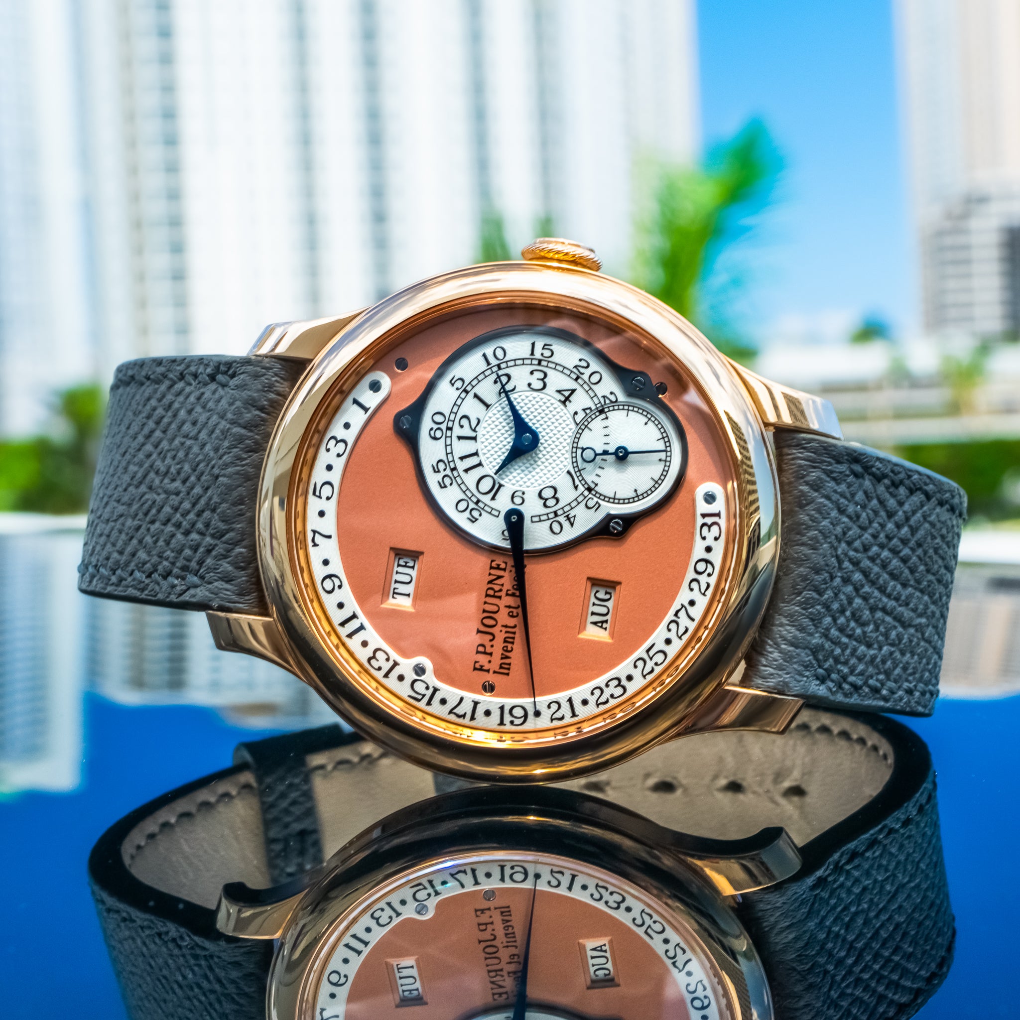 F.P. Journe Octa Calendrier Salmon Dial 40mm