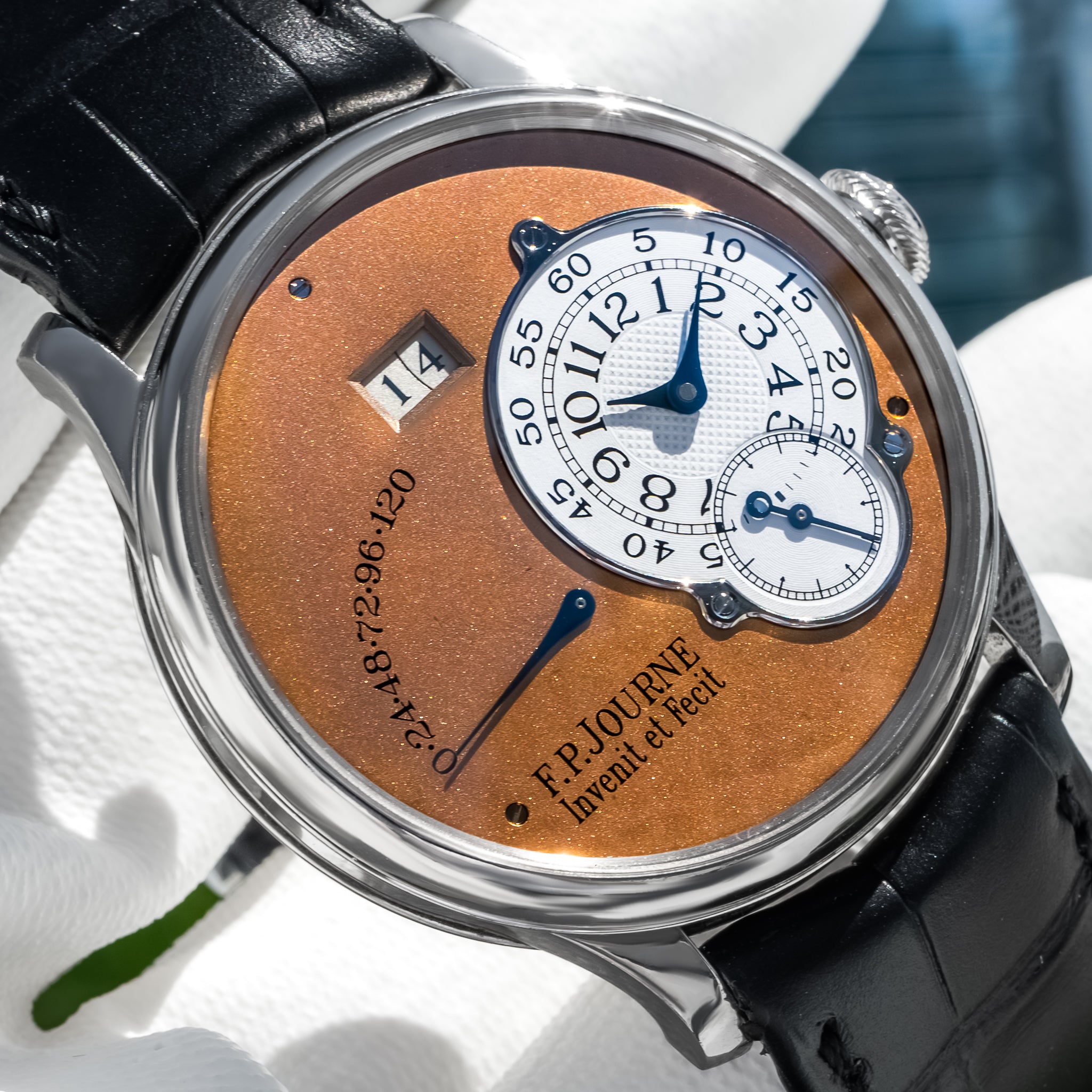 F.P. Journe Octa Reserve De Marche Brass Movement Platinum 38mm