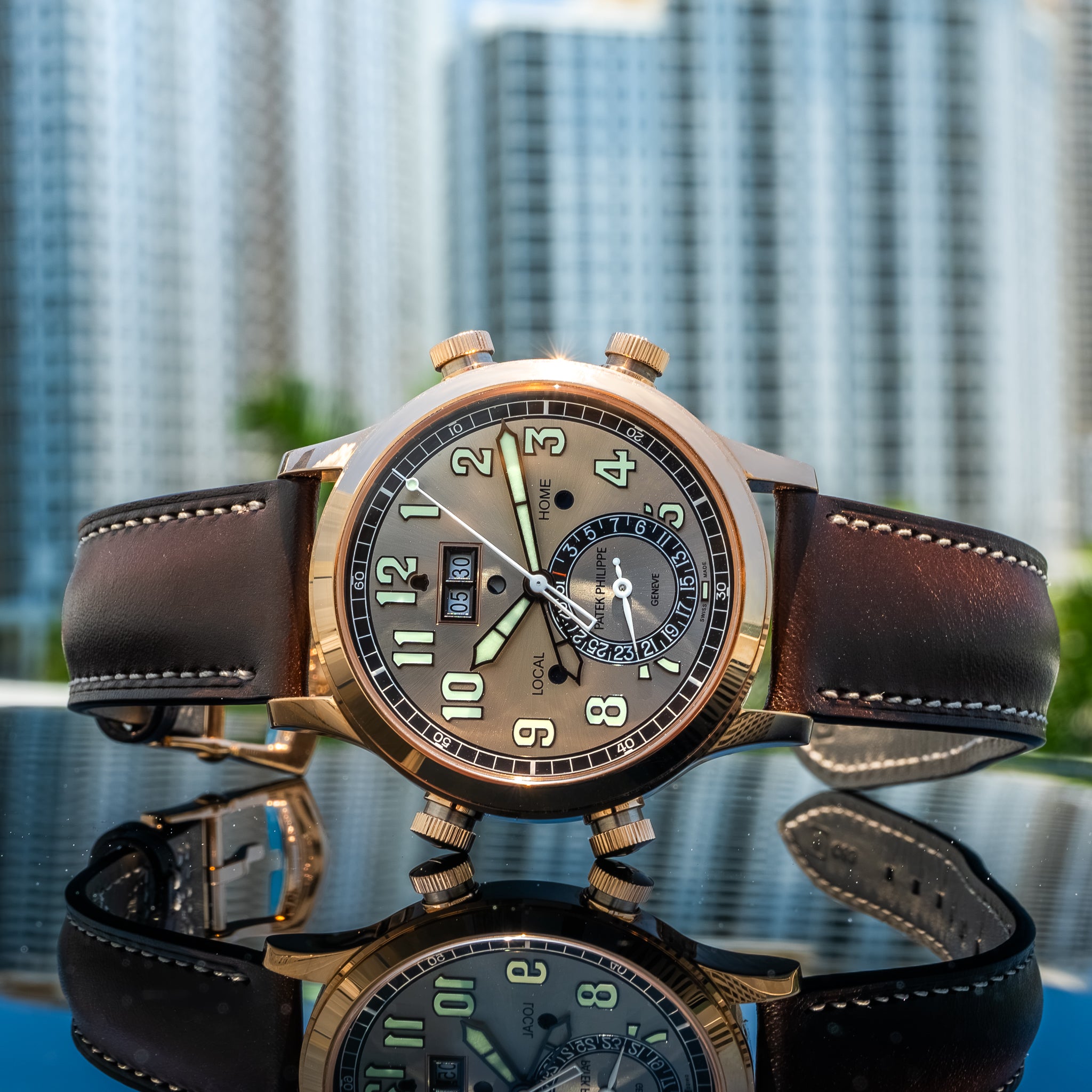 Patek Philippe 5520RG Grand Complications Alarm Travel Time 42.2mm