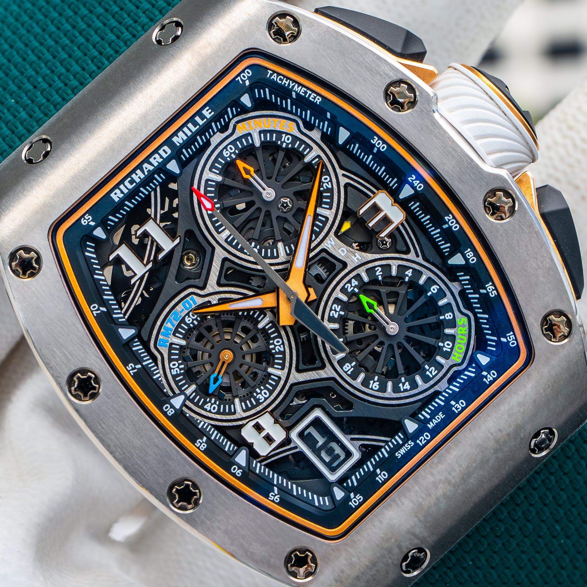 2023 Richard Mille RM72-01 Automatic Winding Lifestyle Flyback Chronograph Titanium
