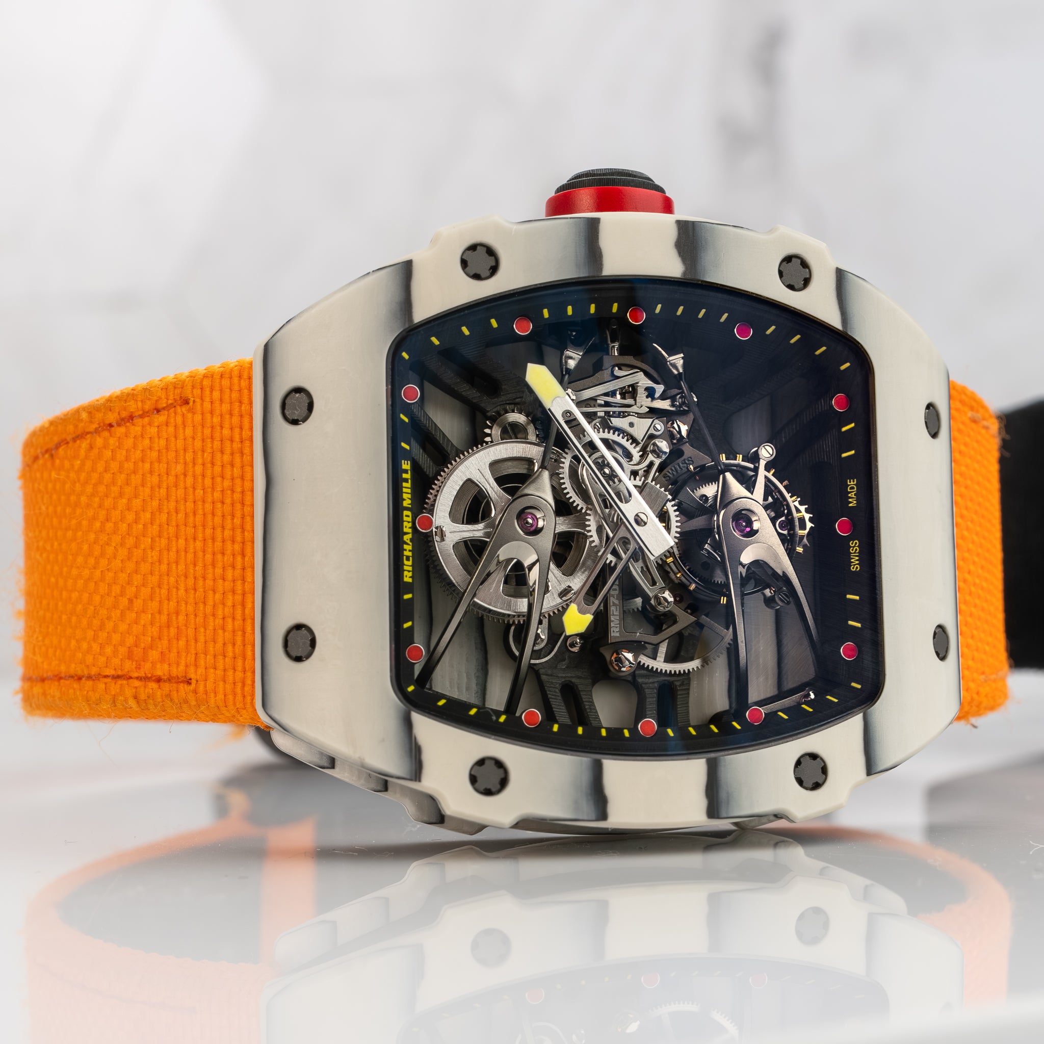 rm Richard Mille RM27-02 White QTPT Rafael Nadal Tourbillon