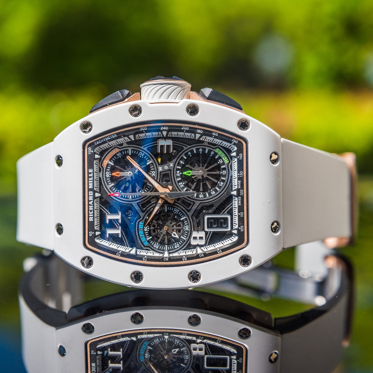 Richard Mille RM 72-01 Automatic Winding Lifestyle Flyback Chronograph Rose Gold / Ceramic