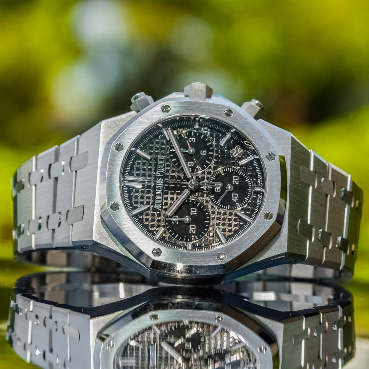 2023 Audemars Piguet 26240ST Royal Oak Chronograph Black Dial