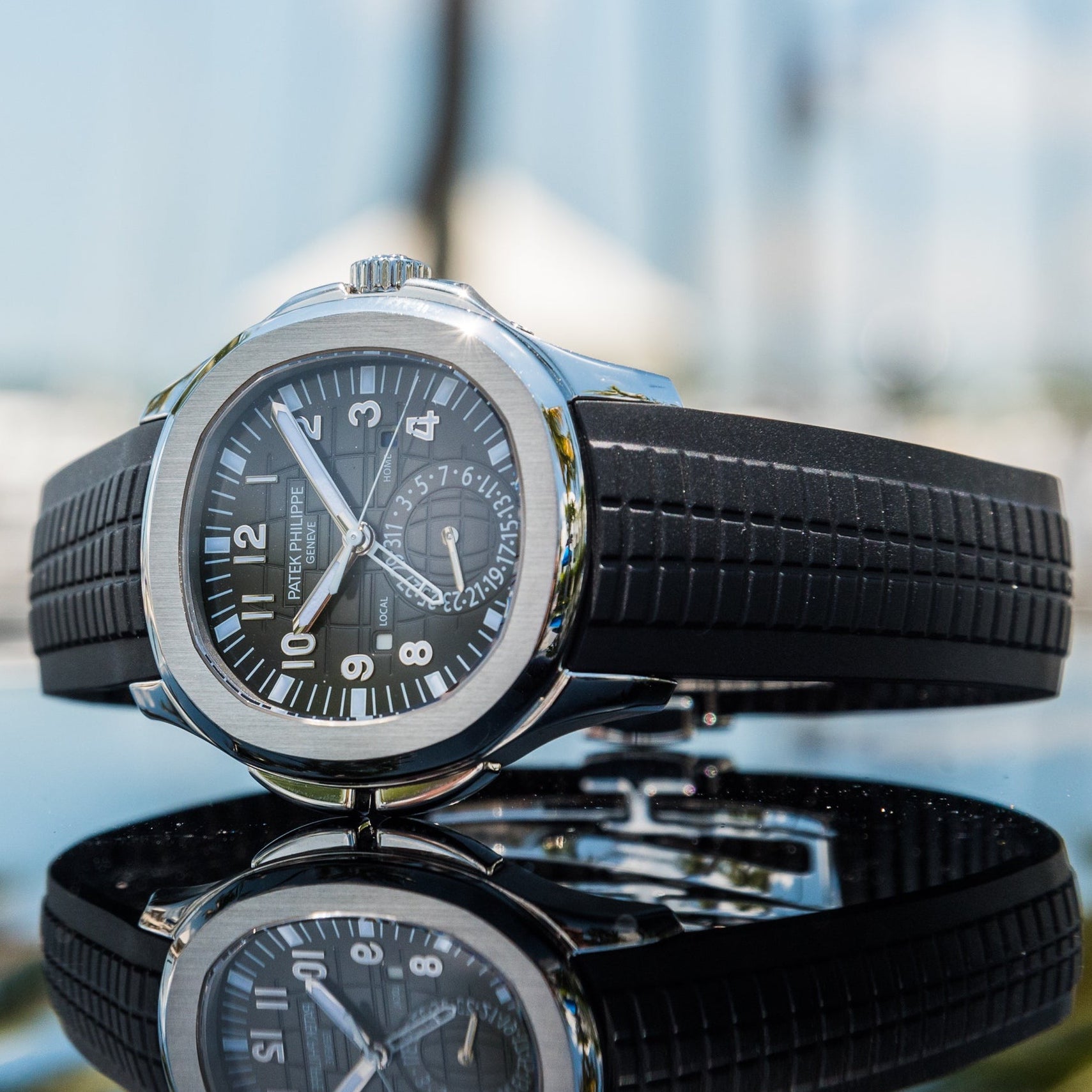 2022 Patek Philippe 5164A-001 Aquanaut Travel Time Stainless Steel