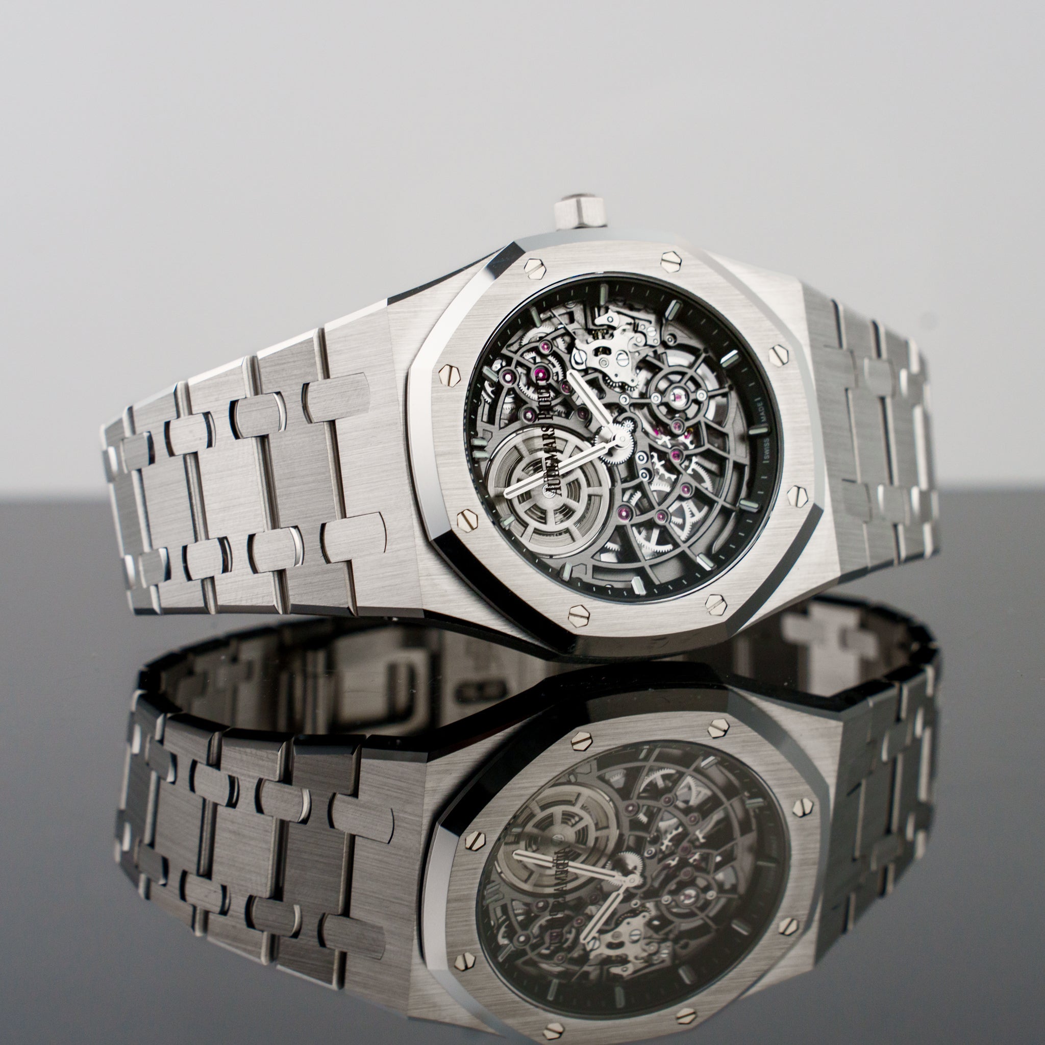 Audemars Piguet Royal Oak Jumbo Squelette White Gold 16204BC