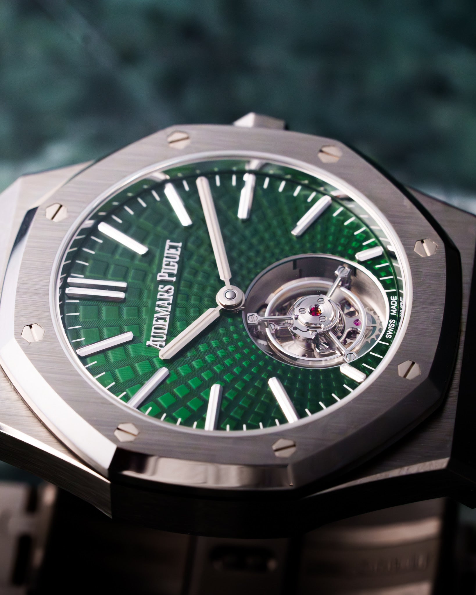 2022 Audemars Piguet Royal Oak 26534ti flying tourbillion Green