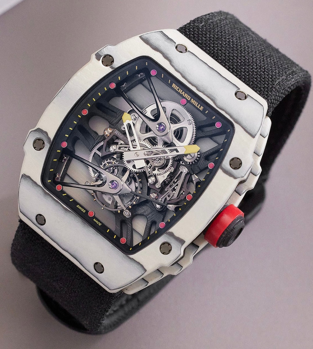 Rafael Nadal Tourbillon Richard Mille Richard Mille RM27-02 White