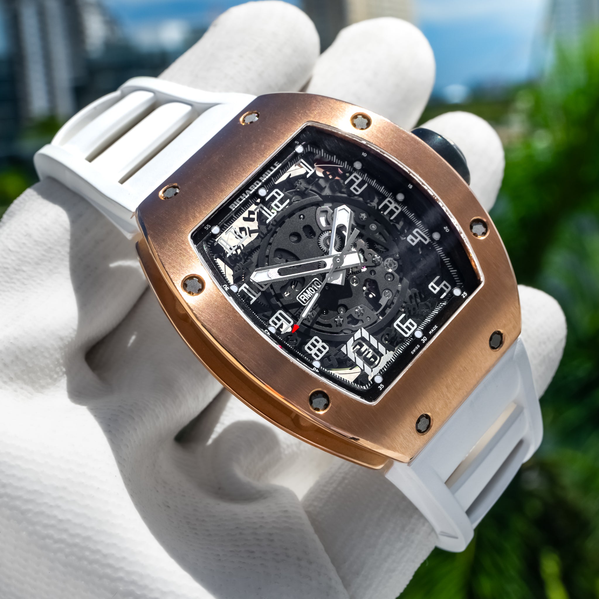 2010 Richard Mille RM010 Rose Gold 48 mm x 39.30 mm