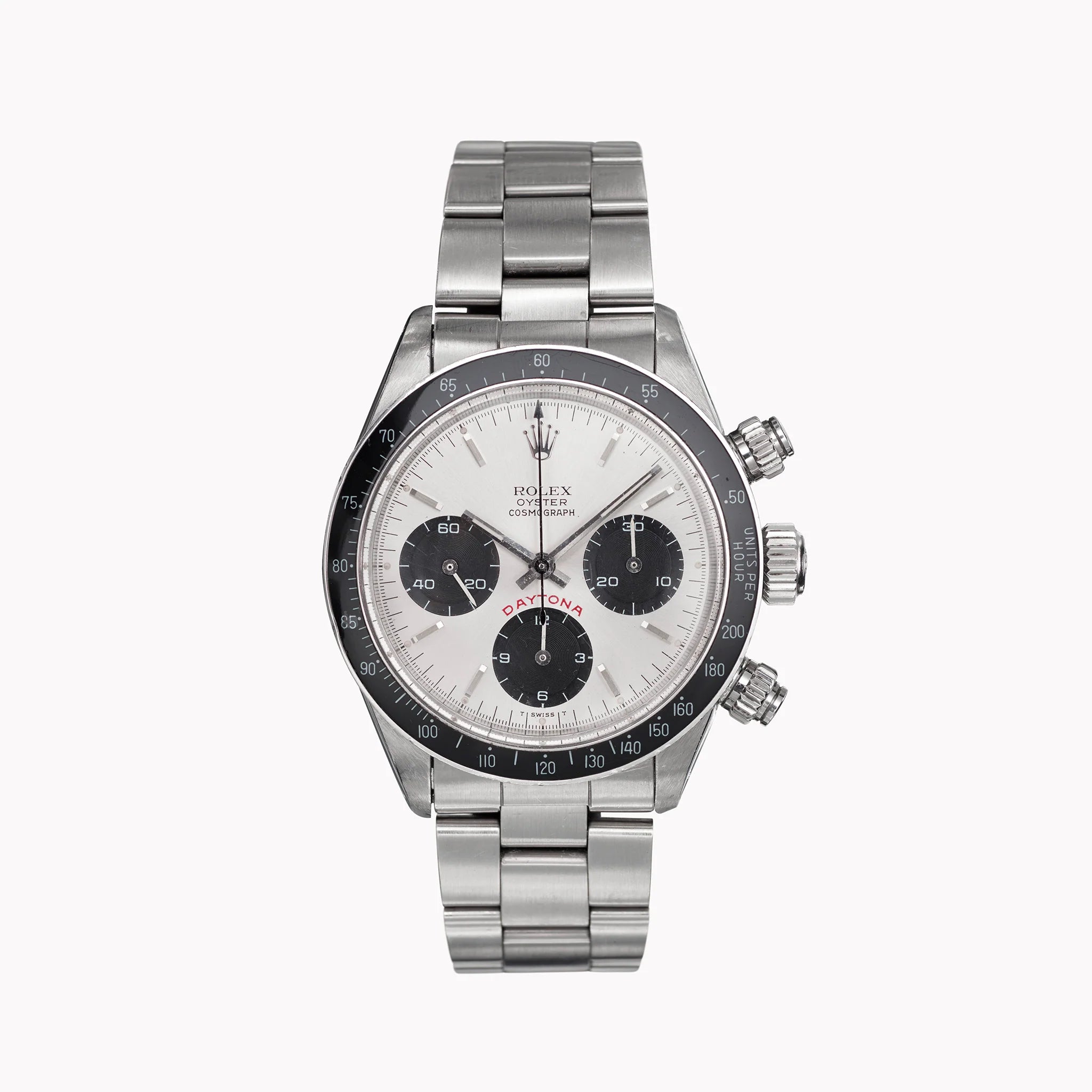 Rolex Daytona 6263 Big Red Silver Dial complete set