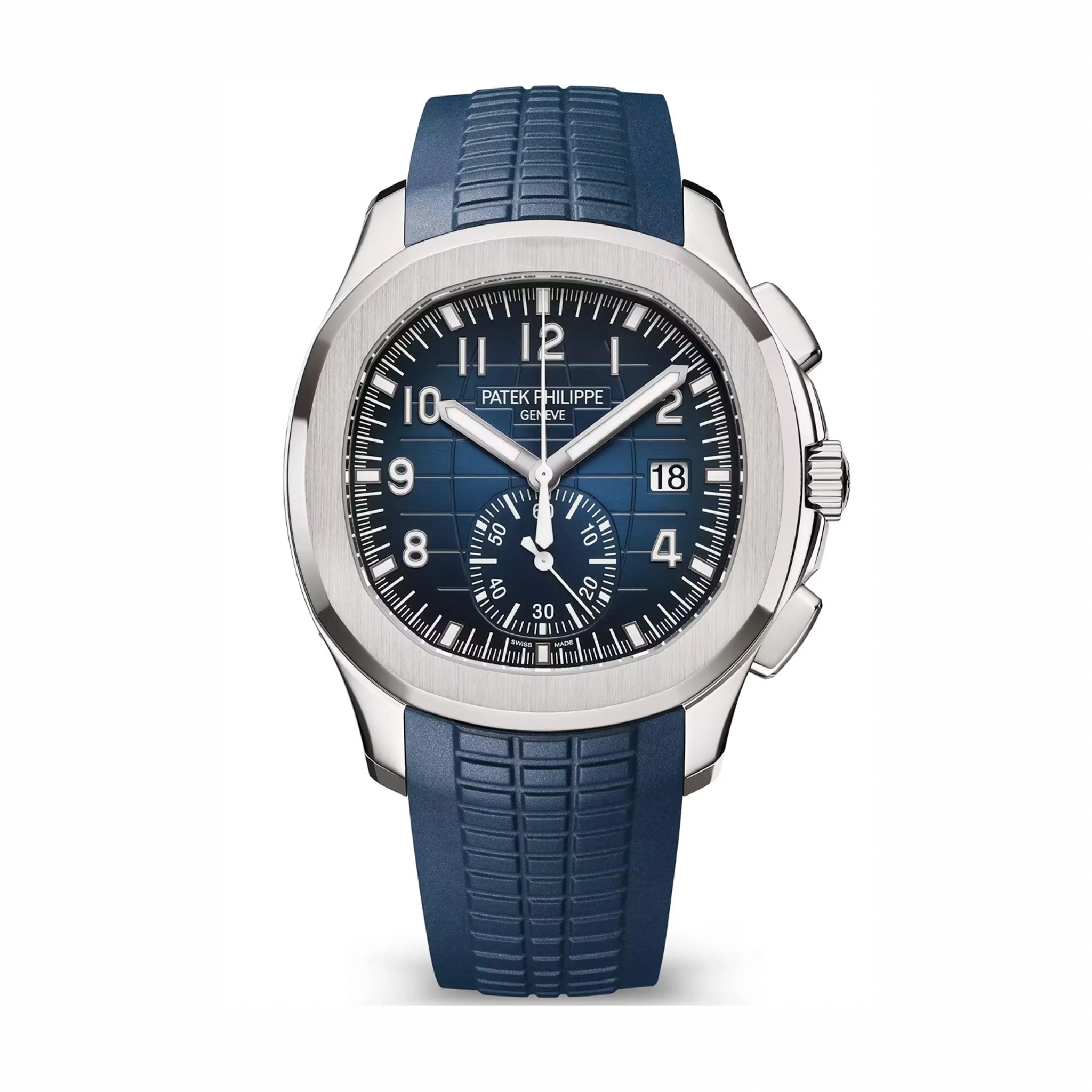 2025 Patek Philippe 5968G Aquanaut White Gold Blue Dial 42.2mm