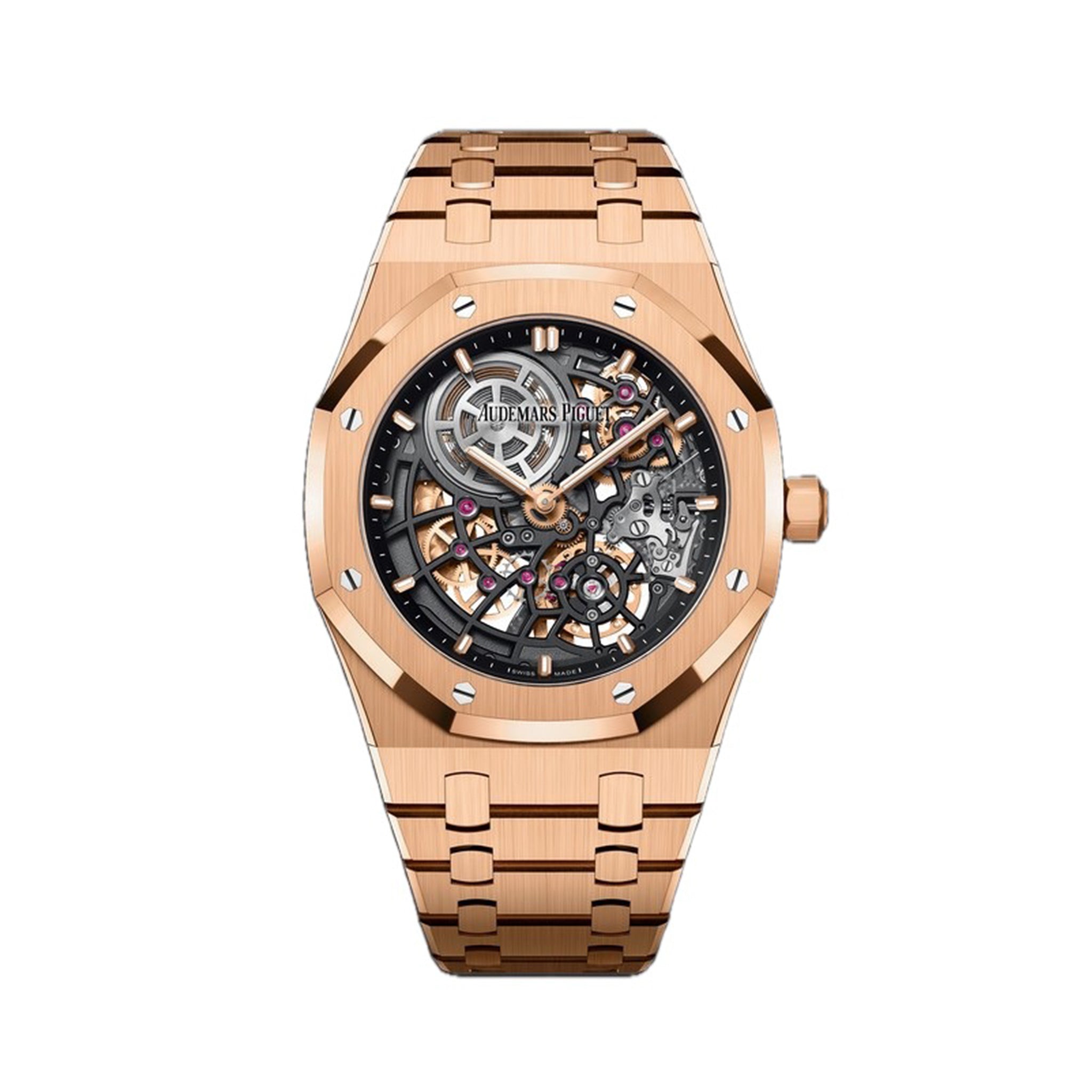 Audemars Piguet 16204or Royal Oak "Jumbo" Extra-Thin Squelette Rose Gold 39mm