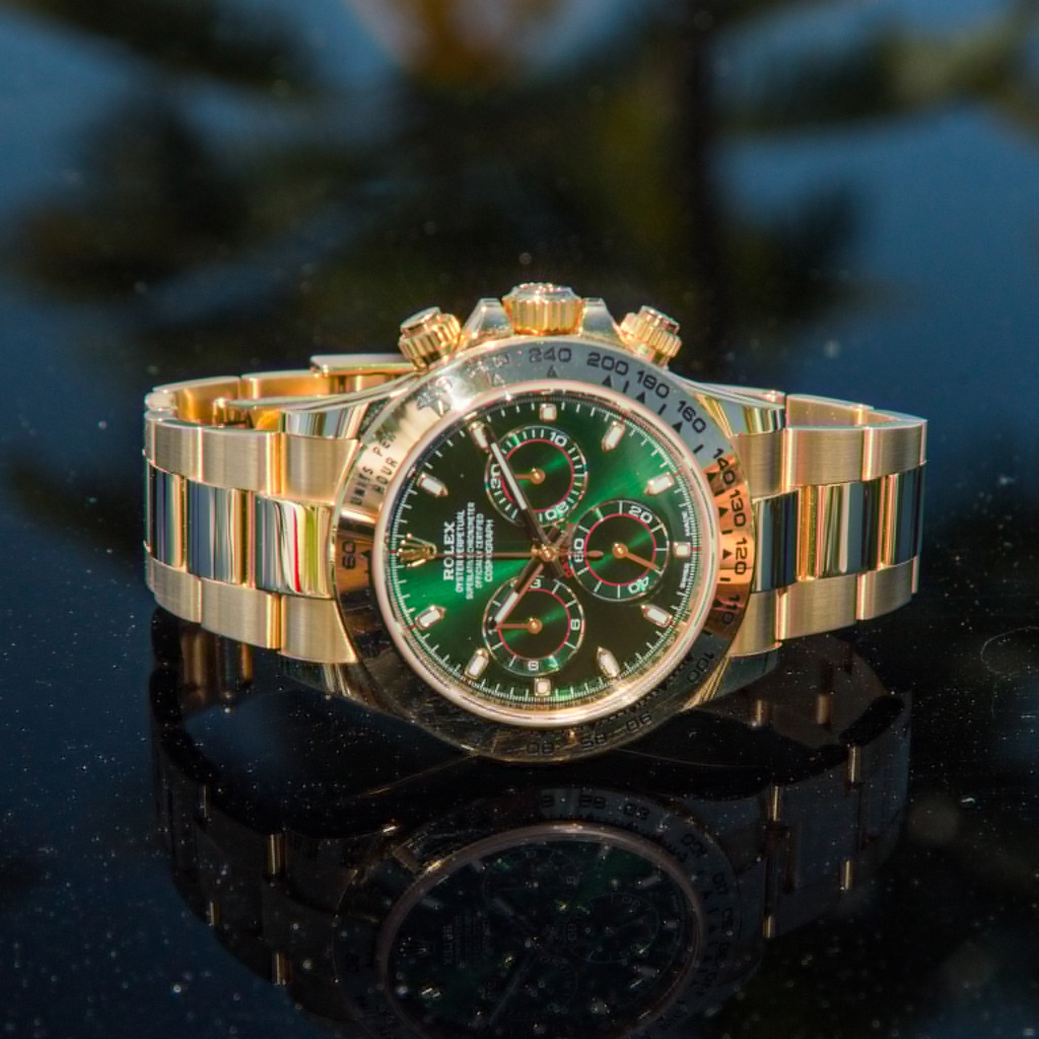 Rolex green hotsell face daytona