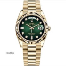 Rolex Unworn 2023 Day-Date 36mm Green Dial 128238