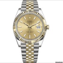 Unworn 2022 Datejust 41mm Champagne Dial on Jubilee 126333