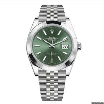 Rolex Unworn 2022 Datejust 41mm Mint Green Jubilee 126300