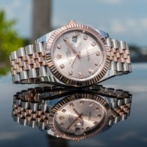 Unworn 2022 Datejust 41mm Sundust Diamond Dial on Jubilee 126331