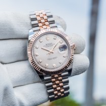 Unworn 2022 Datejust 41mm Sundust Diamond Dial on Jubilee 126331