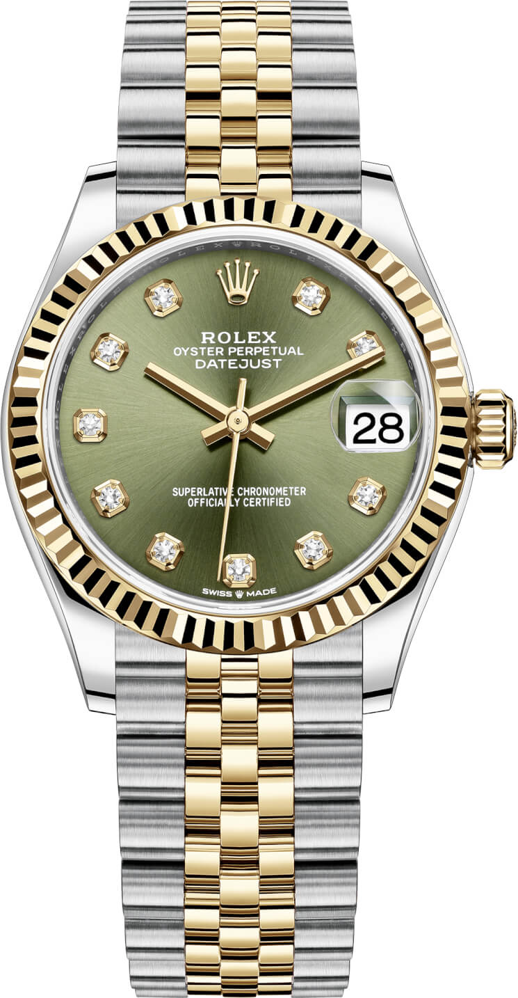 Rolex Datejust 31mm Green Diamond Dial