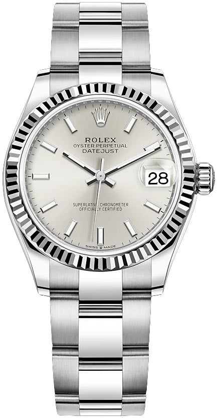 Rolex Datejust 31 Silver Dial on Oyster