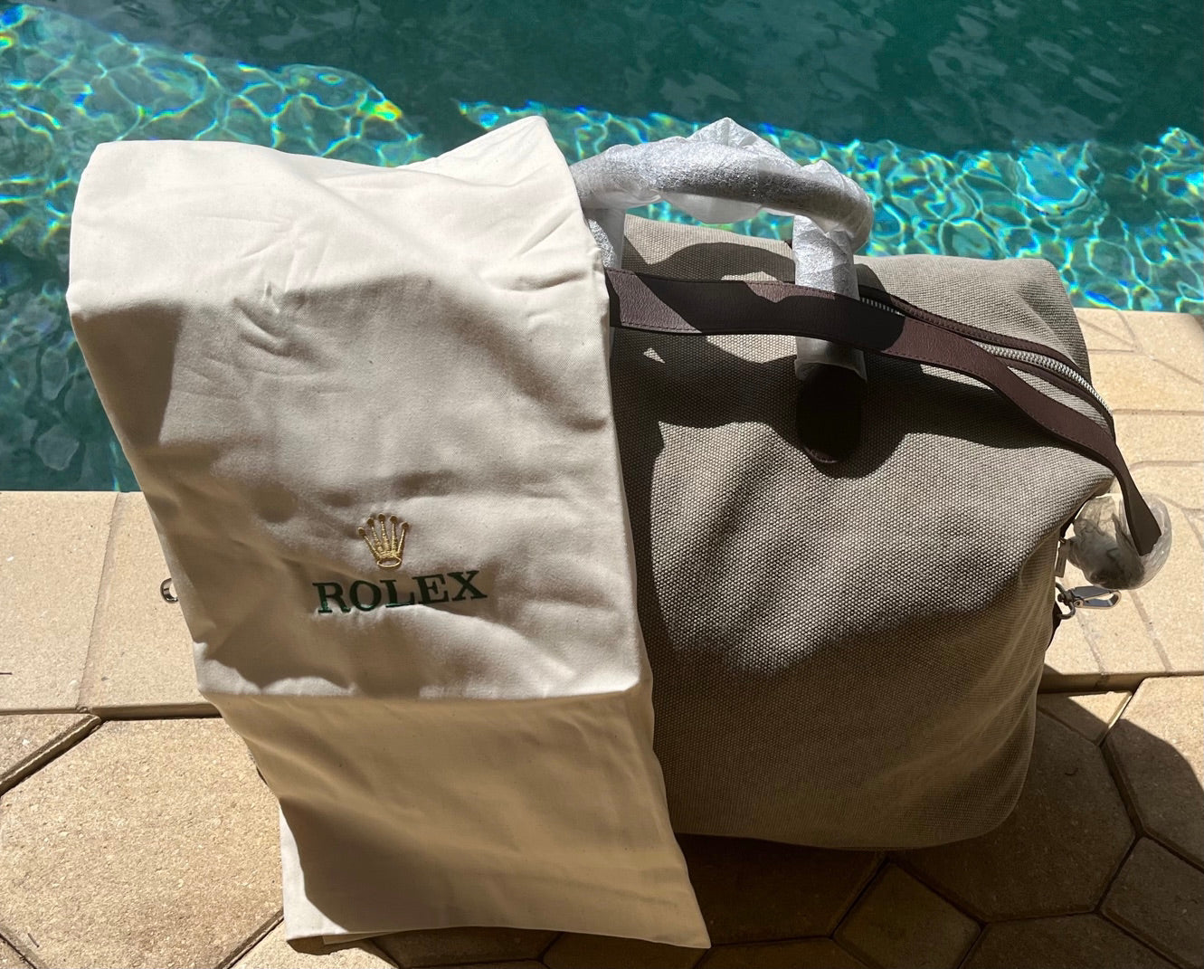 Rolex duffle bag sale