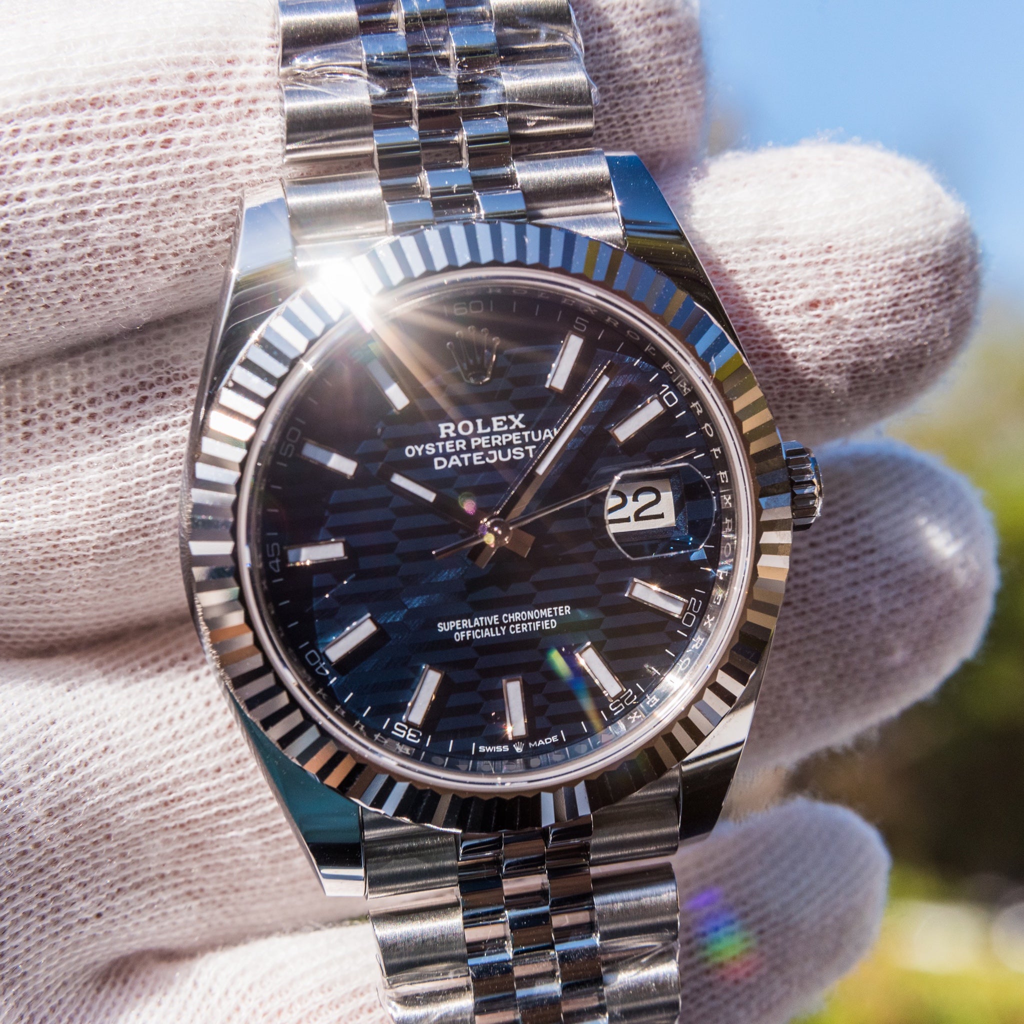 Datejust 41 deals blau jubilee