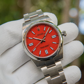 Rolex 2021 Oyster Perpetual 41mm Coral Red 124300