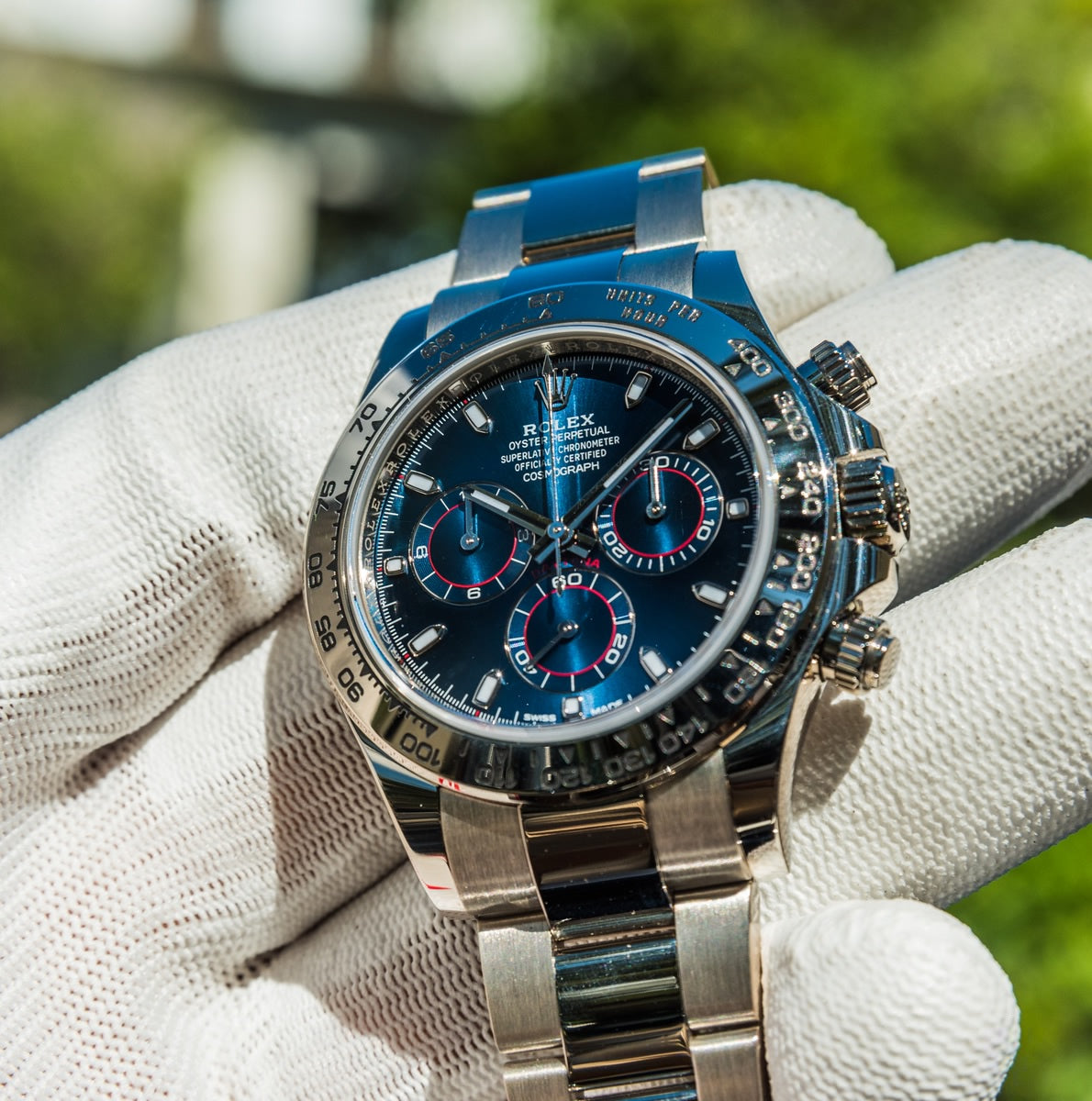 Rolex blue shop dial daytona