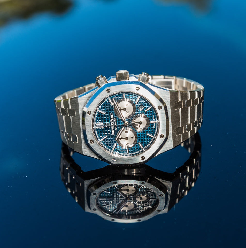 Audemars Piguet Royal Oak Chronograph 26331ST Blue Dial 41mm Steel Watch