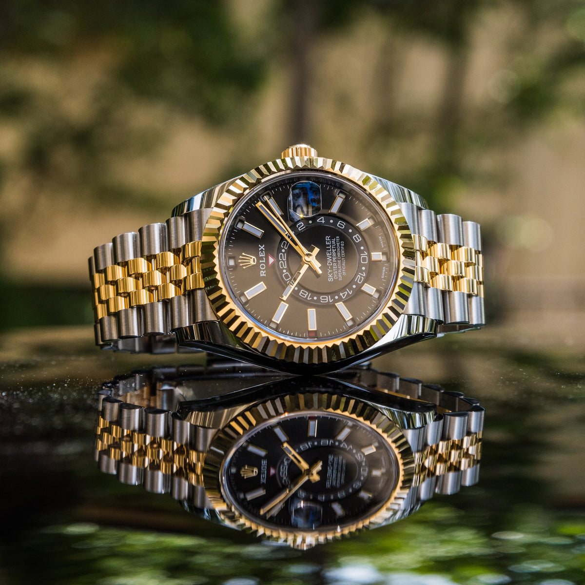 Rolex Unworn 2022 Sky-Dweller 326933 Black Dial on jubilee