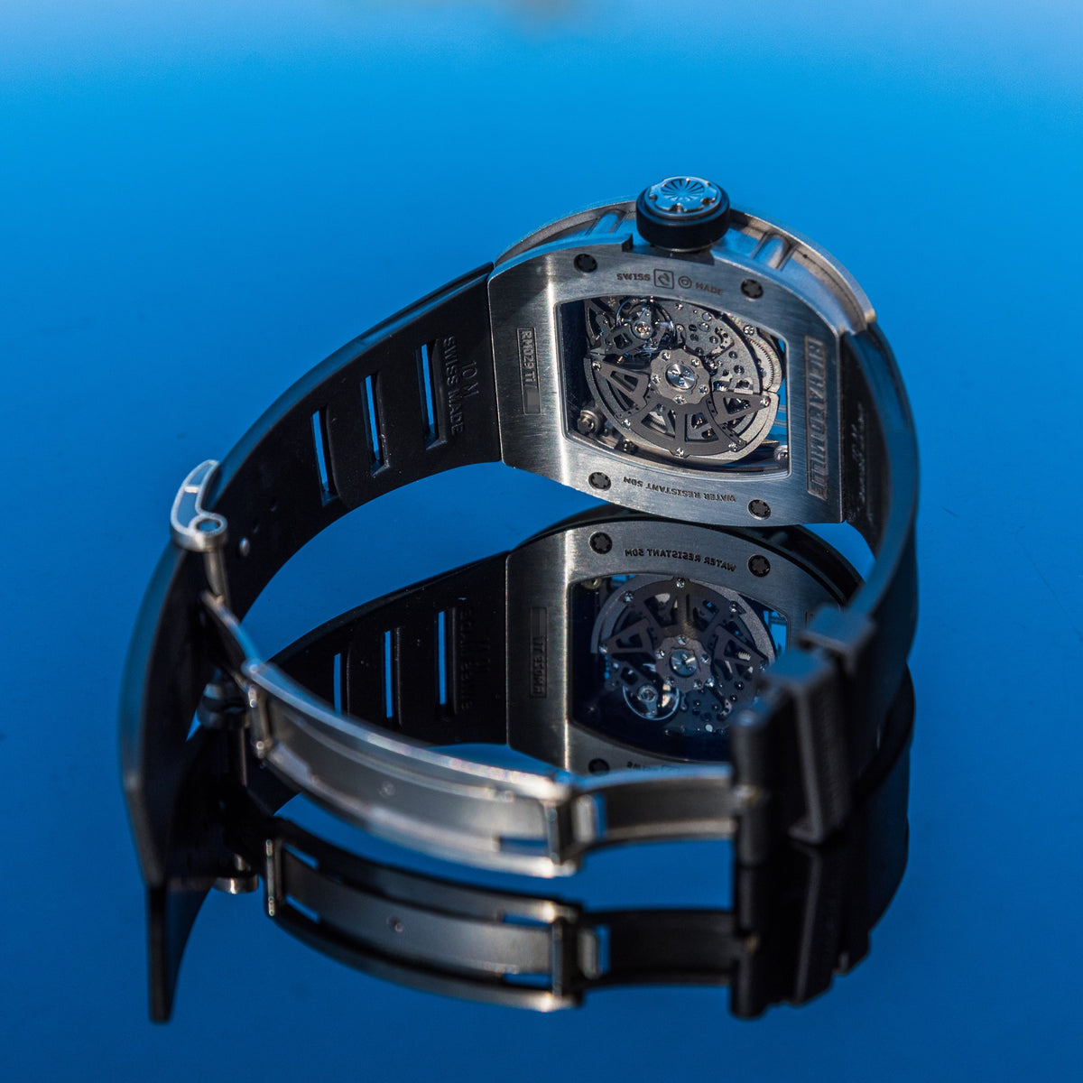 Bracelet De Montre Hybride Jaune – Compatible Richard Mille RM010 RM029 – Taille M