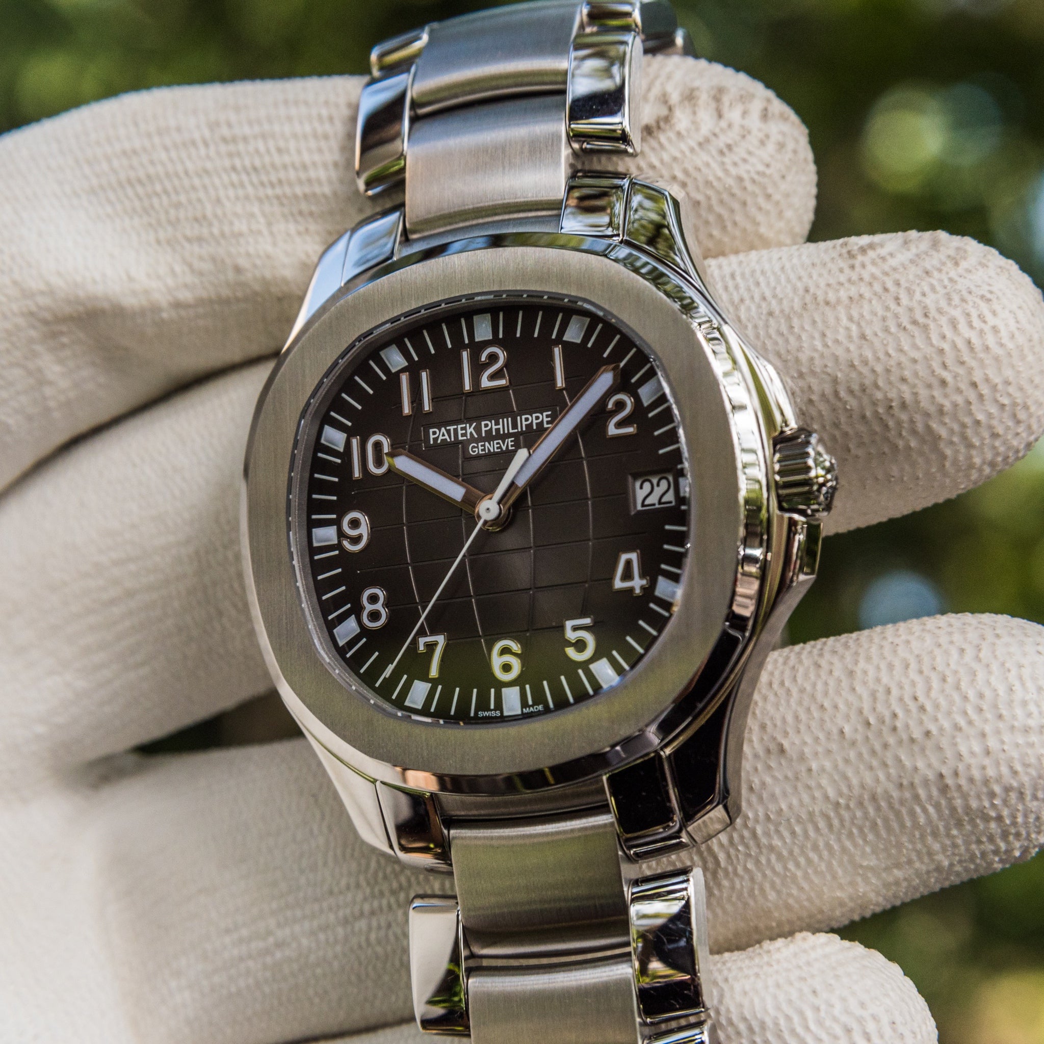 Patek aquanaut verde hot sale