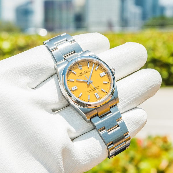 Rolex 2022 Oyster Perpetual 36mm Yellow 126000
