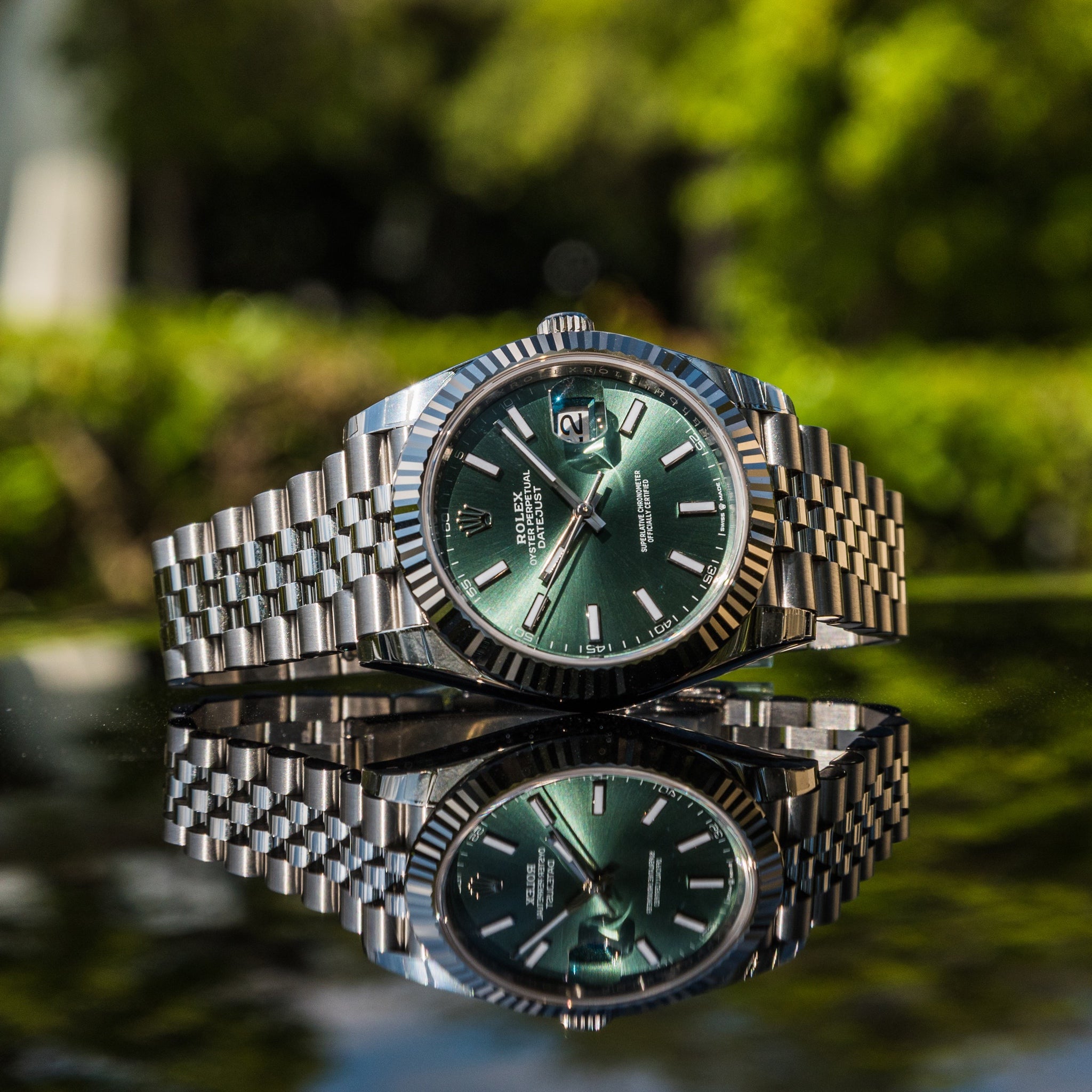 Datejust green sale