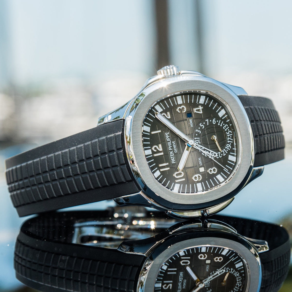 2022 Patek Philippe 5164A-001 Aquanaut Travel Time Stainless Steel