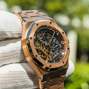 Audemars Piguet Unworn 2022 Double Balance Wheel Open worked Rose Gold