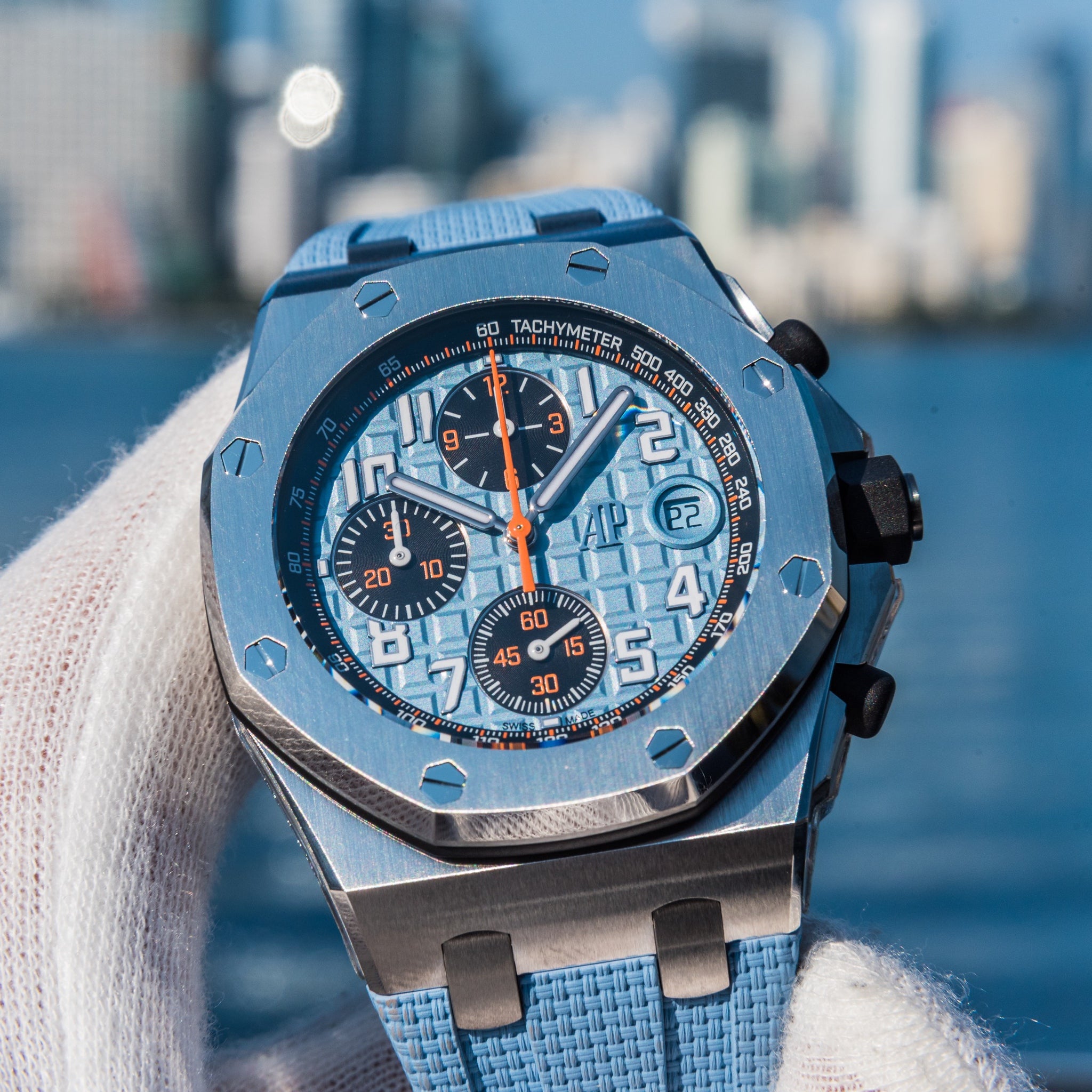 Audemars piguet offshore cheap blue