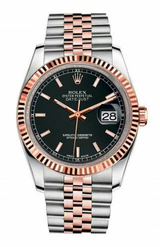 Rolex Datejust 36 Black Dial on Jubilee